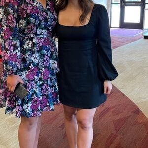 Princess Polly black long sleeve dress